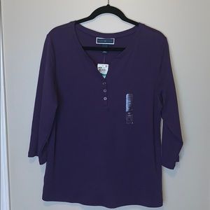Karen Scott Cotton Henly Top